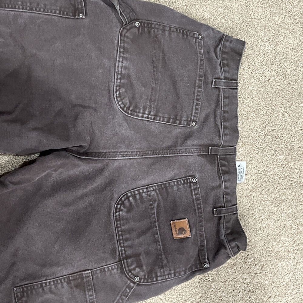 Carhartt B136 DKB Duck Double Knee Front Utility Work Pants 34x34 Vintage - Picture 12 of 12